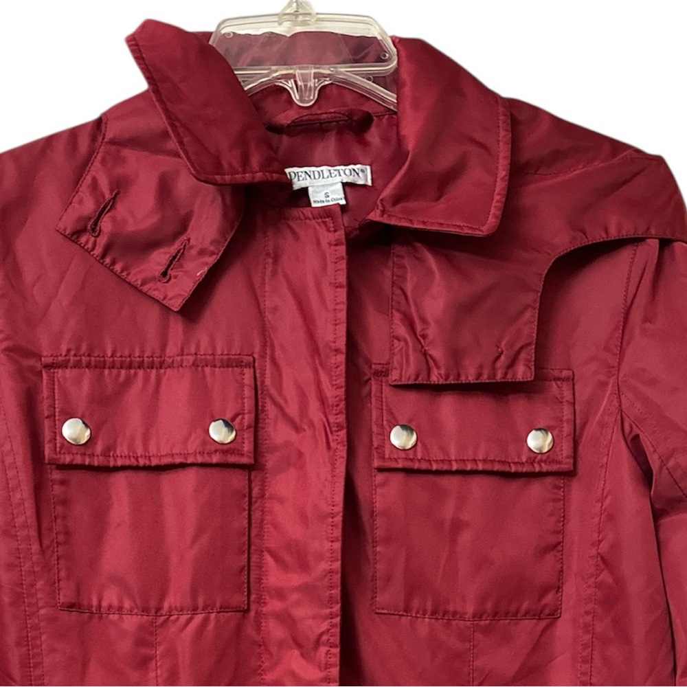 Pendleton Women's Deep Red Utility Jacket - image 3